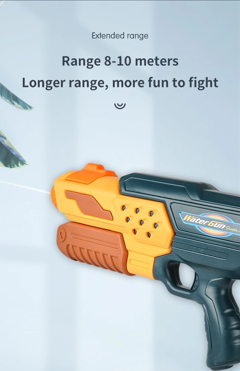 Summer Water Gun Powerful Guns for Children Large Capacity Water Toys Pistol Cannon Outdoor Pool Beach Toys for Boys