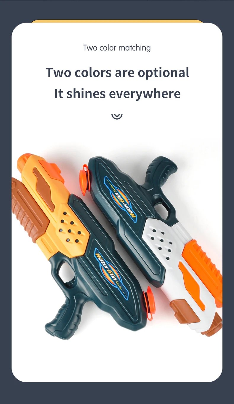 Summer Water Gun Powerful Guns for Children Large Capacity Water Toys Pistol Cannon Outdoor Pool Beach Toys for Boys