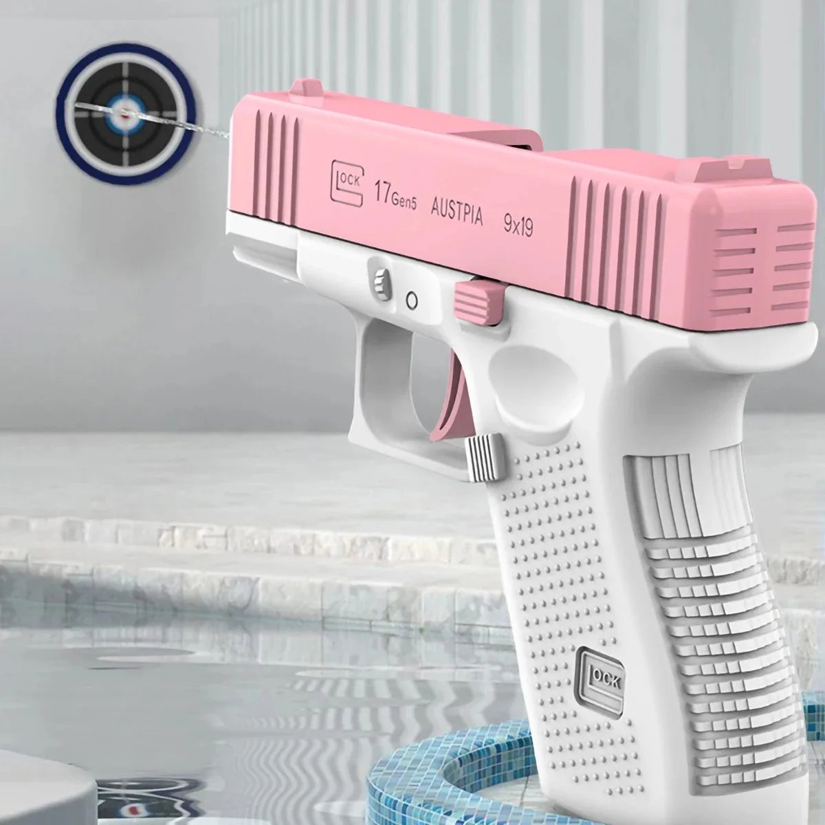 Glock Pistol Children's Toys Portable Water Gun Summer Shooting Game Outdoor Beach Toy Water Gun Summer Gift for Adult Children