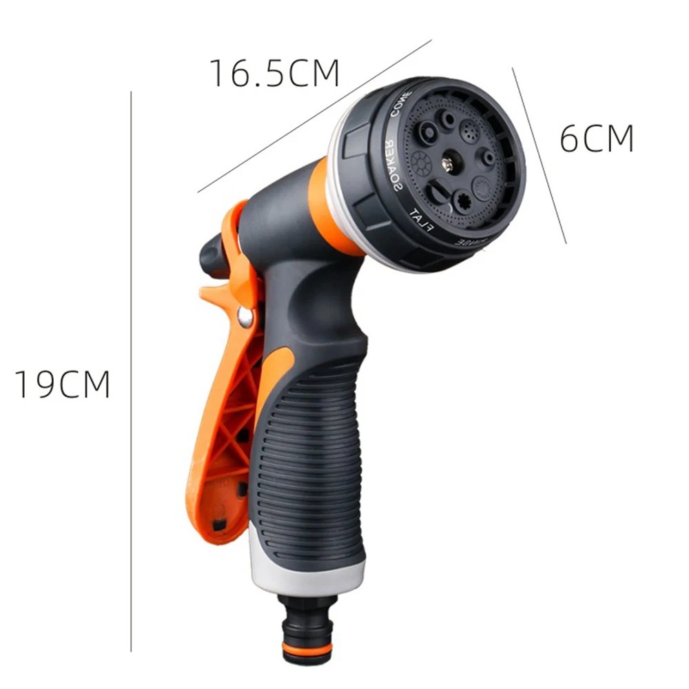 Watering Gun Garden 8 Modes High Pressure Sprayer Adjustable Irrigation Watering Nozzle for Plant Lawn Yard Watering Sprinkler Watering Gun Garden 8 Modes High Pressure Sprayer Adjustable Irrigation Watering Nozzle for Plant Lawn Yard Watering Sprinkler