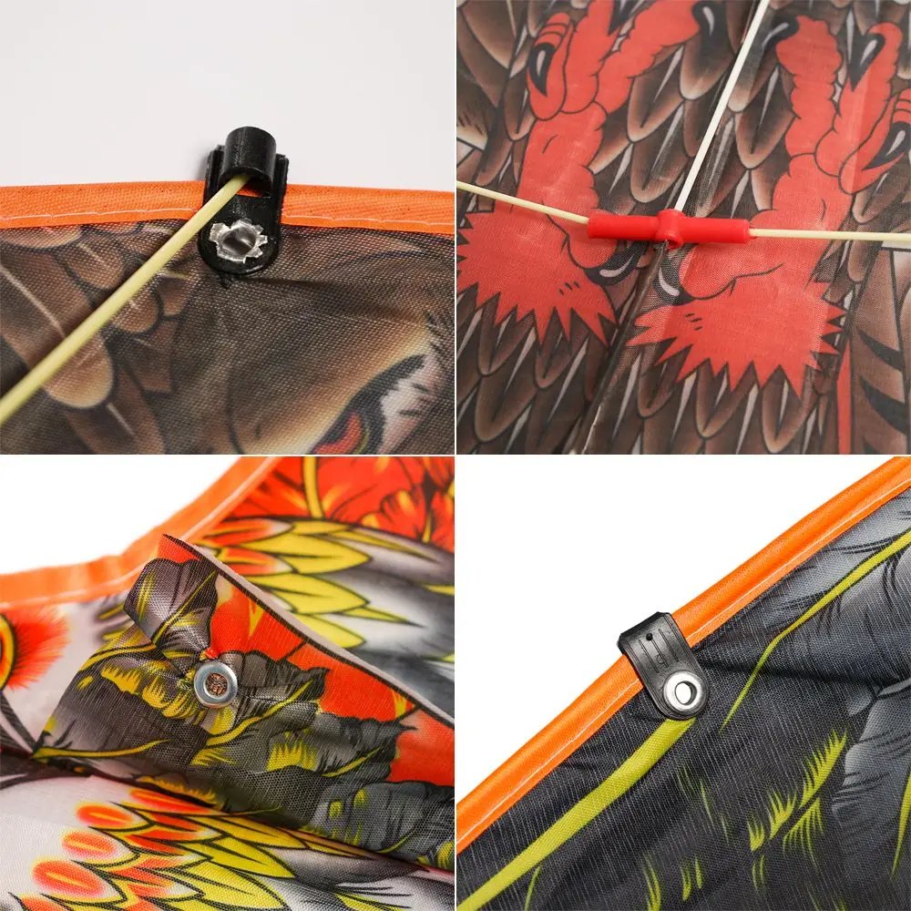 Flat Eagle Kite With 30 Meter Kite Line Children Flying Bird Kites Windsock Outdoor Toys Garden Cloth Toys For Kids Gift