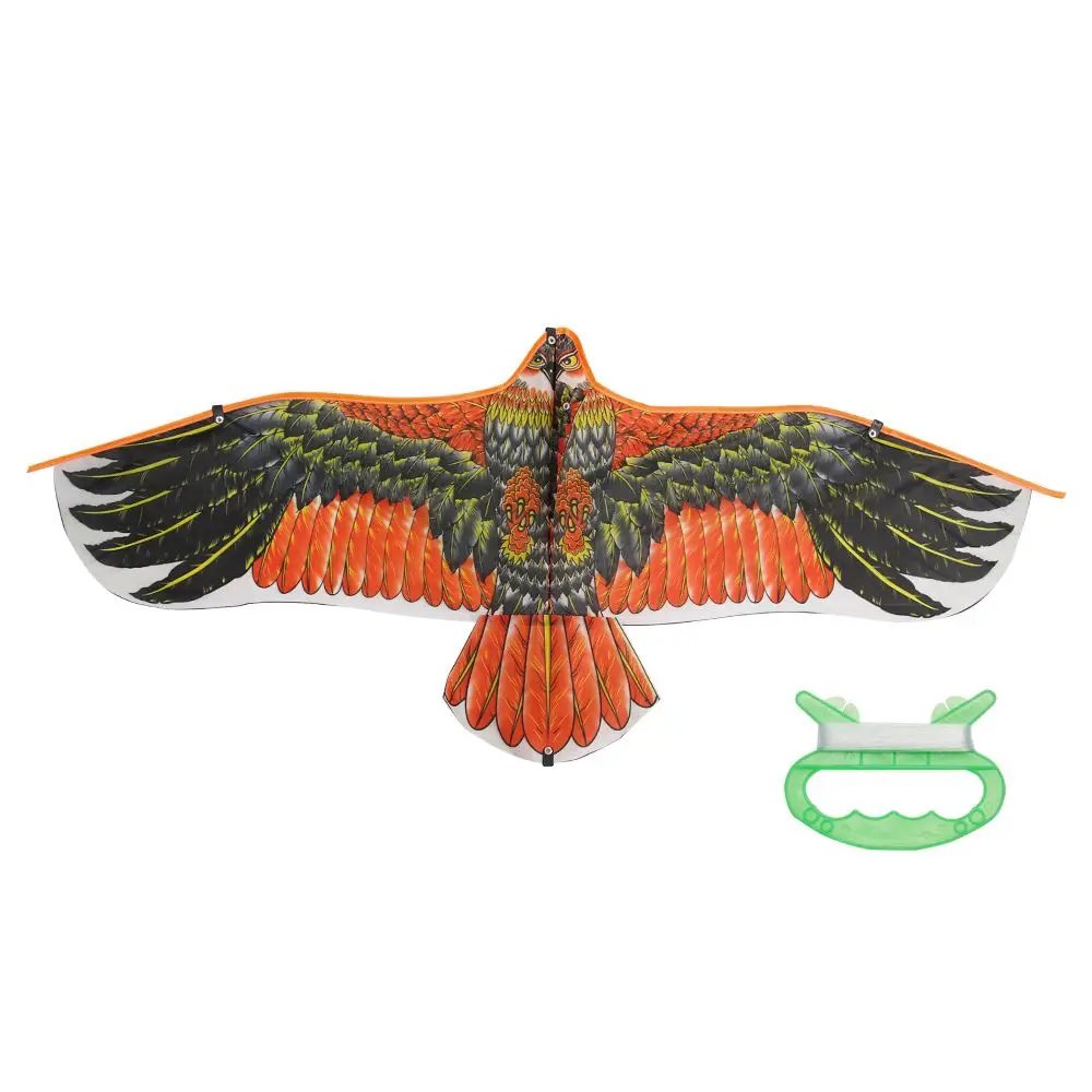 Flat Eagle Kite With 30 Meter Kite Line Children Flying Bird Kites Windsock Outdoor Toys Garden Cloth Toys For Kids Gift