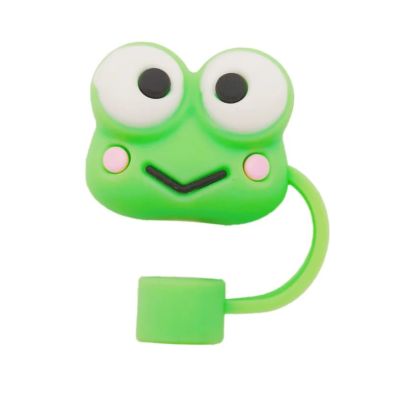 Sanrio Straw Cover Cap Hello Kitty Cinnamoroll Cute Cartoon Silicone Straw Plug Kuromi Melody Straw Accessories Theme Party Prop