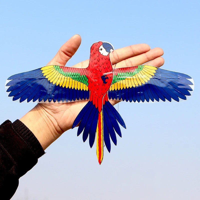 Cartoon Children Kite Mini Plastic Toys Kite + 40cm Hand Brake Fishing Rod Outdoor Toys For Kids Gifts
