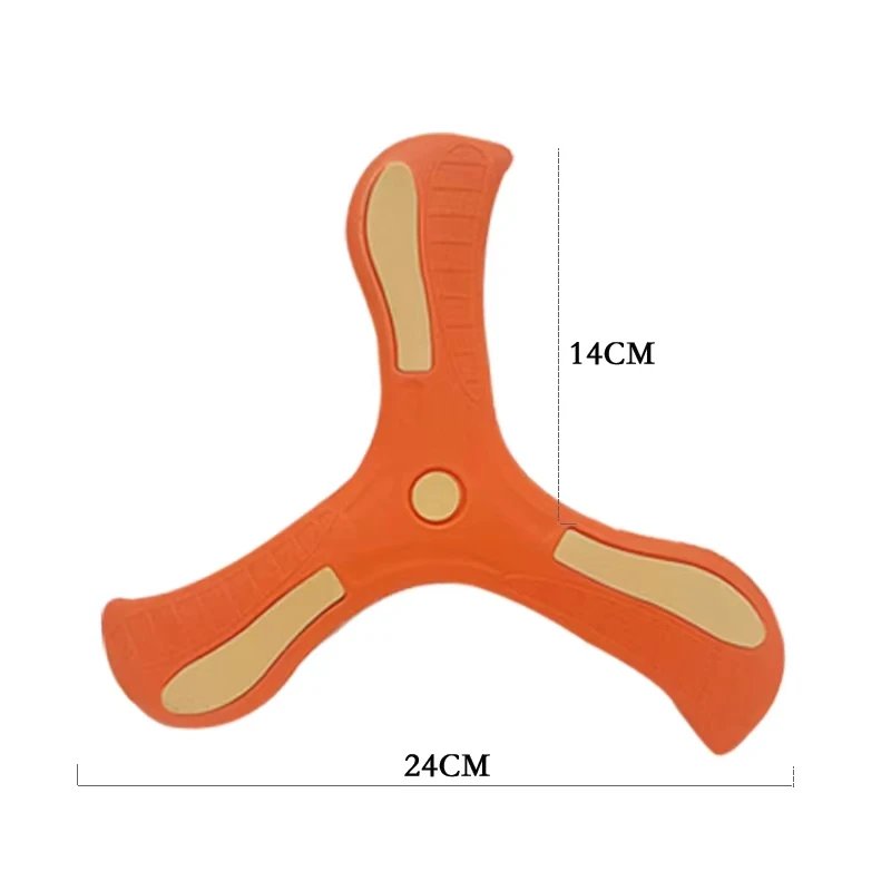 Children Outdoor Sport Flying Disc Soft EVA Touching Boomerang Return Dart Hand Throw Spinner Parent-Child Interactive Game Toys