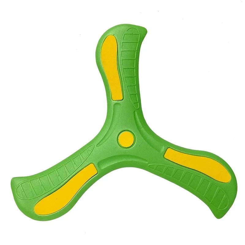 Children Outdoor Sport Flying Disc Soft EVA Touching Boomerang Return Dart Hand Throw Spinner Parent-Child Interactive Game Toys