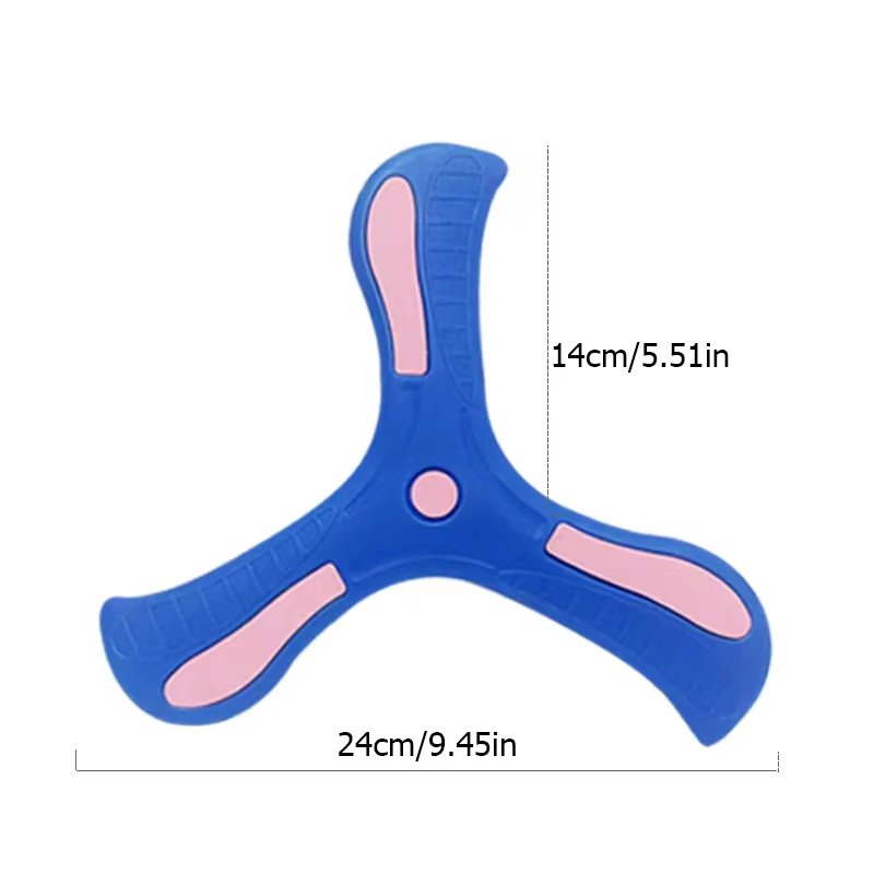 Children Outdoor Sport Flying Disc Soft EVA Touching Boomerang Return Dart Hand Throw Spinner Parent-Child Interactive Game Toys