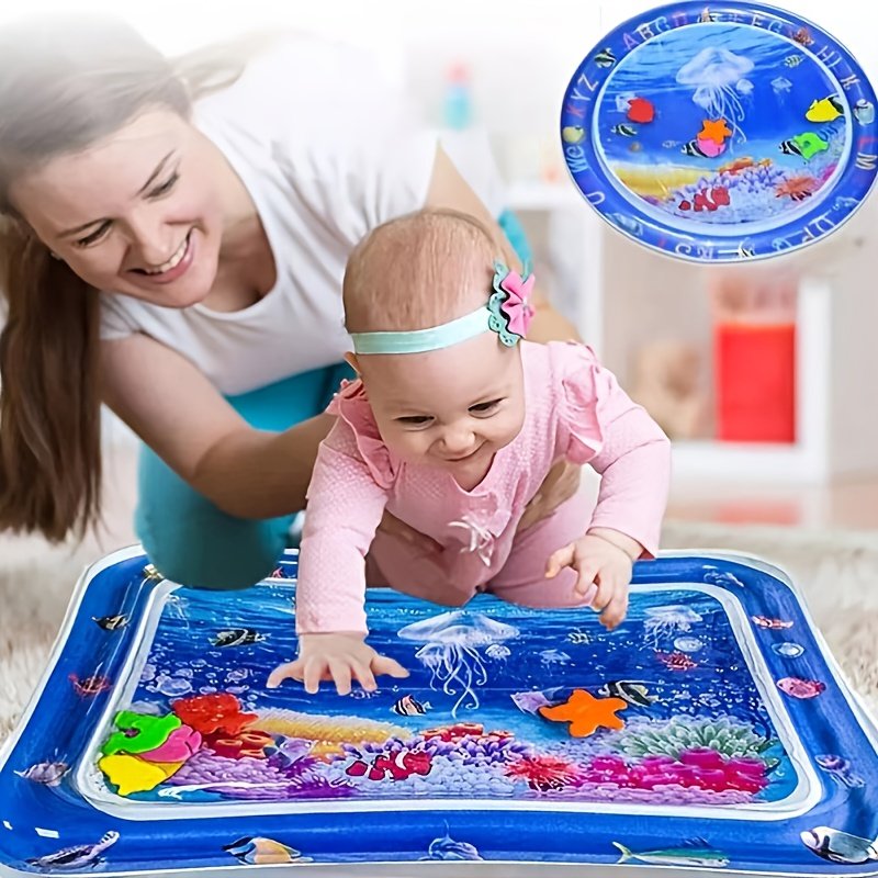 Infinno Inflatable Tummy Time Mat Premium Baby Water Play Mat for Infants and Toddlers Baby Toys Infinno Inflatable Tummy Time Mat Premium Baby Water Play Mat for Infants and Toddlers Baby Toys