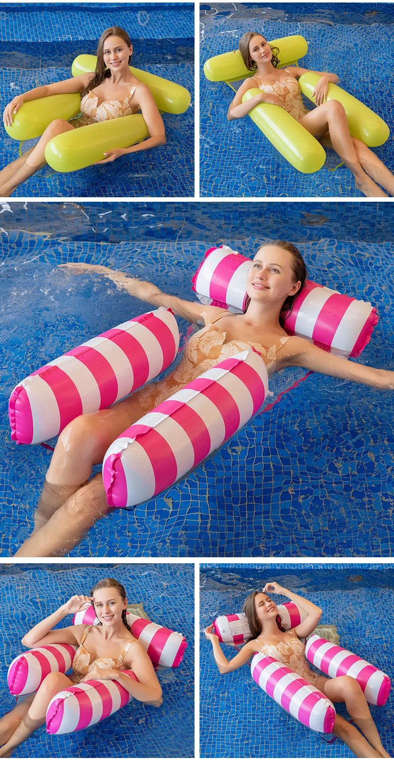 Water hammock recliner inflatable floating Swimming Mattress sea swimming ring Pool Party Toy lounge bed for swimming Water hammock recliner inflatable floating Swimming Mattress sea swimming ring Pool Party Toy lounge bed for swimming