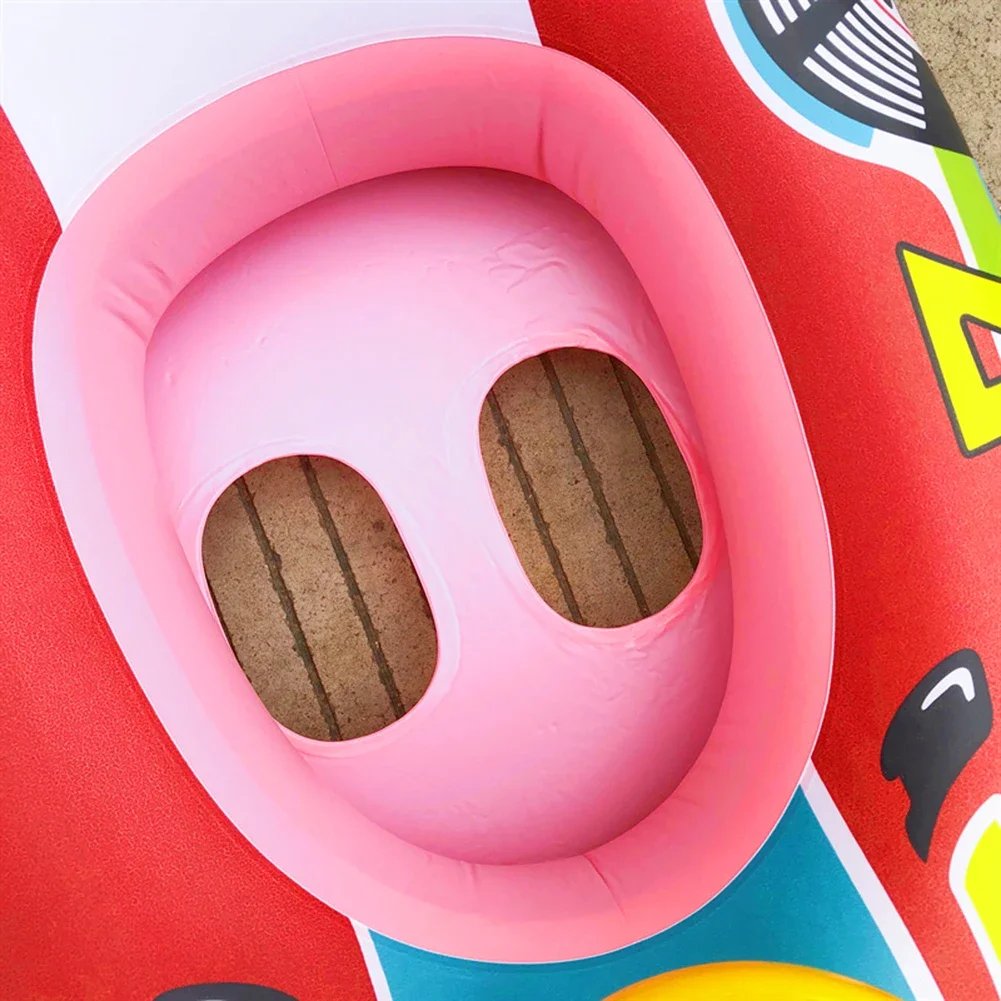 Inflatable Baby Swimming Rings Seat Floating Sun Shade Toddler Swim Circle Fun Pool Bathtub Summer Beach Party Water Toys