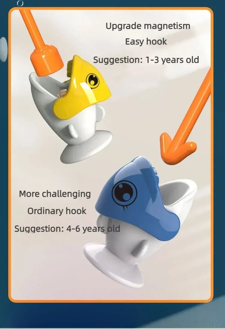 Children Magnetic Fishing Toy Dinosaur Magnetic Fishing Rod Game for Baby Fishing Early Educational Toys for Kids Birthday Gifts