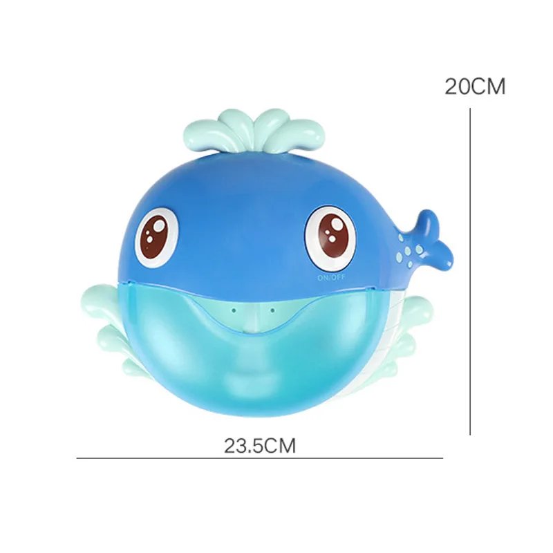 Baby Bath Toys Bubble Machine Duck Crabs Frog Music Kids Bath Toy Bathtub Automatic Bubble Maker Baby Bathroom Toy for Children