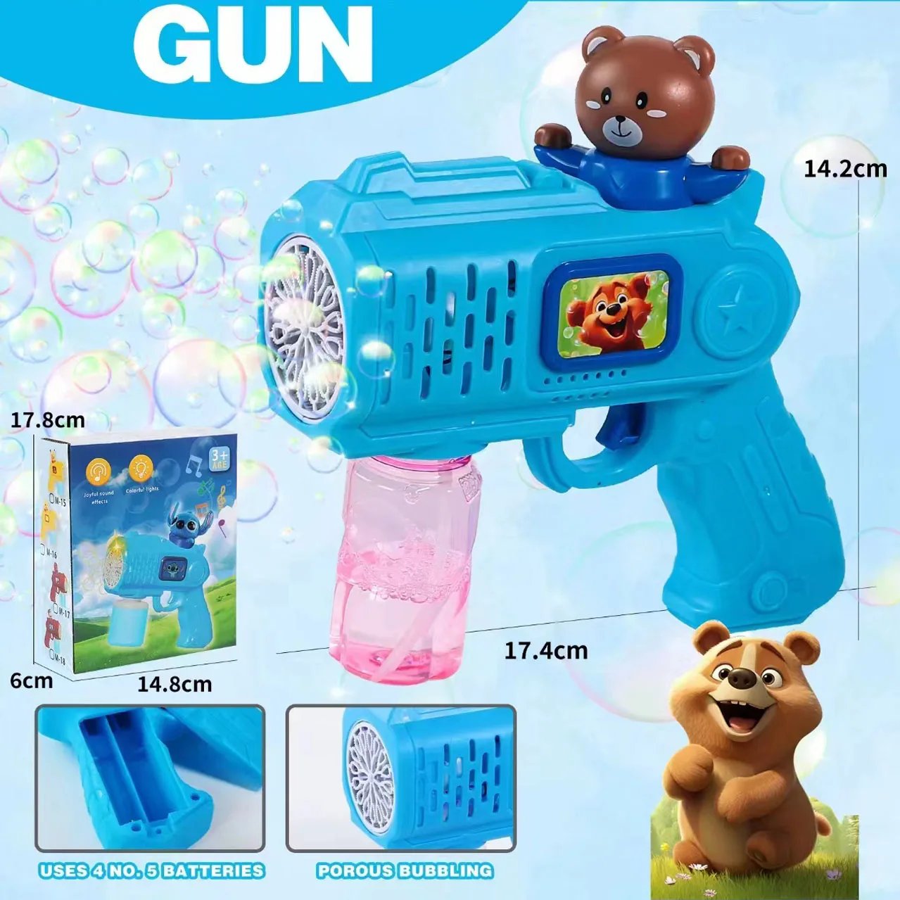 New Stitch Electric Bubble Gun Kids Toy Bubbles Machine Automatic Soap Blower With Light Outdoor Games Boys And Girls Gift New Stitch Electric Bubble Gun Kids Toy Bubbles Machine Automatic Soap Blower With Light Outdoor Games Boys And Girls Gift