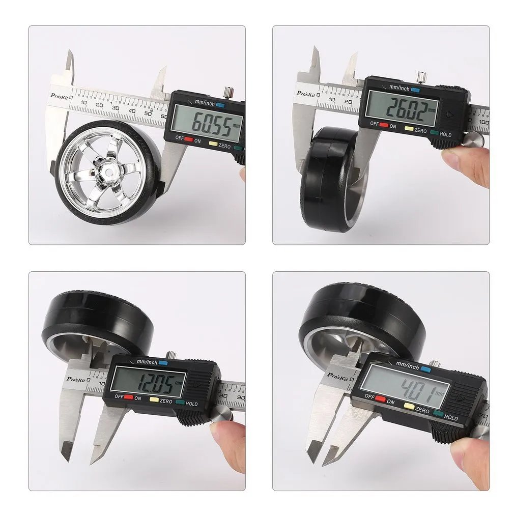 4PCS 1/10 RC Drift Cars Wheel Hub Hard Pattern Tyre for 1:10 HSP Redcat Wltoys WPL Tamiya Traxxas RC Drift Car Accessories Toys