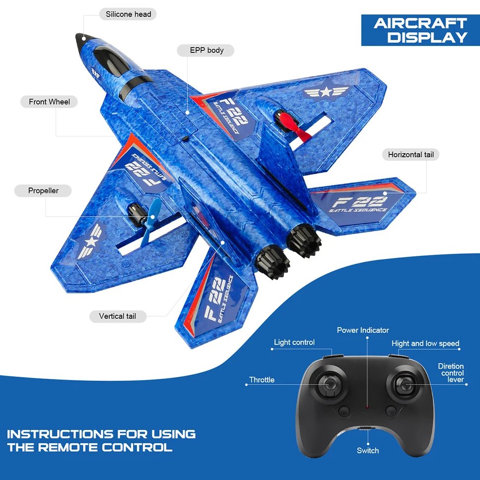 RC Plane SU-27 Aircraft Remote Control Helicopter 2.4G Airplane EPP Foam RC Vertical Plane Children Toys Gifts