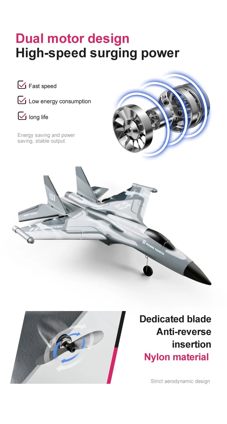 G1 Drone Glider Beginner Profesional 3 Channel RC Aircraft Remote Control Hand Throwing Plane Foam Electric Outdoor Airplane