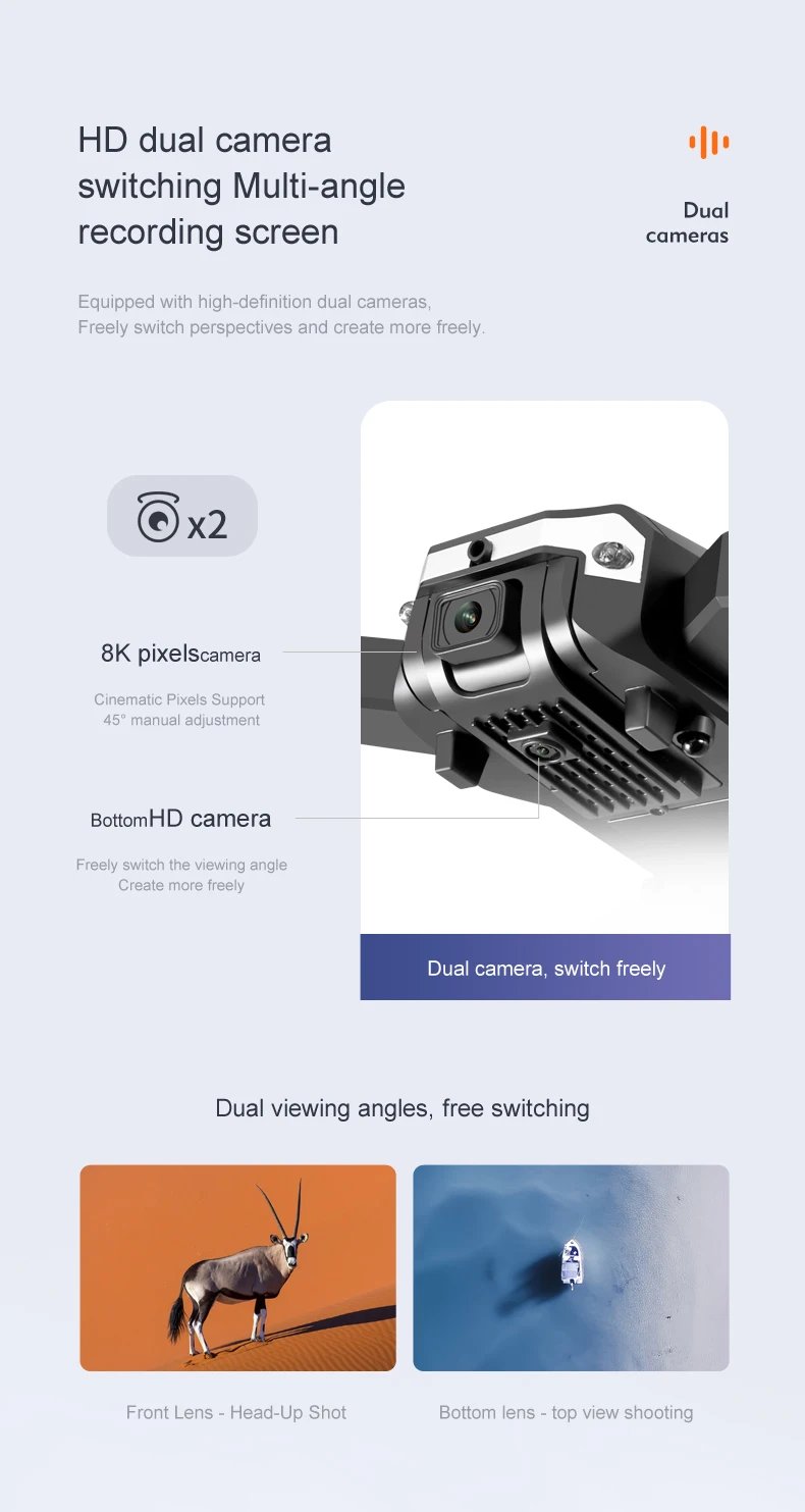 KBDFA G6 New Professional Foldable Quadcopter Aerial Drone S6 HD Camera GPS RC Helicopter FPV WIFI Obstacle Avoidance Toy Gifts