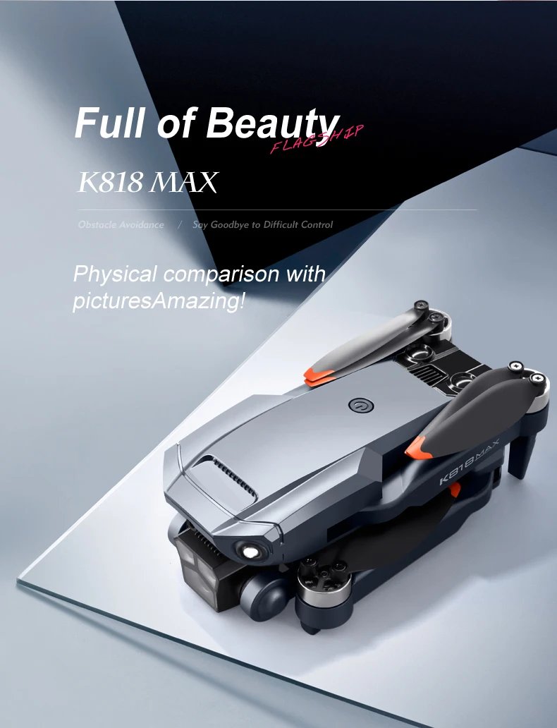 Xiaomi K818 Max Drone 8K Aerial Photography HD Camera Professional Brushless Motor Obstacle Avoidance Folding Quadcopter RC UAV