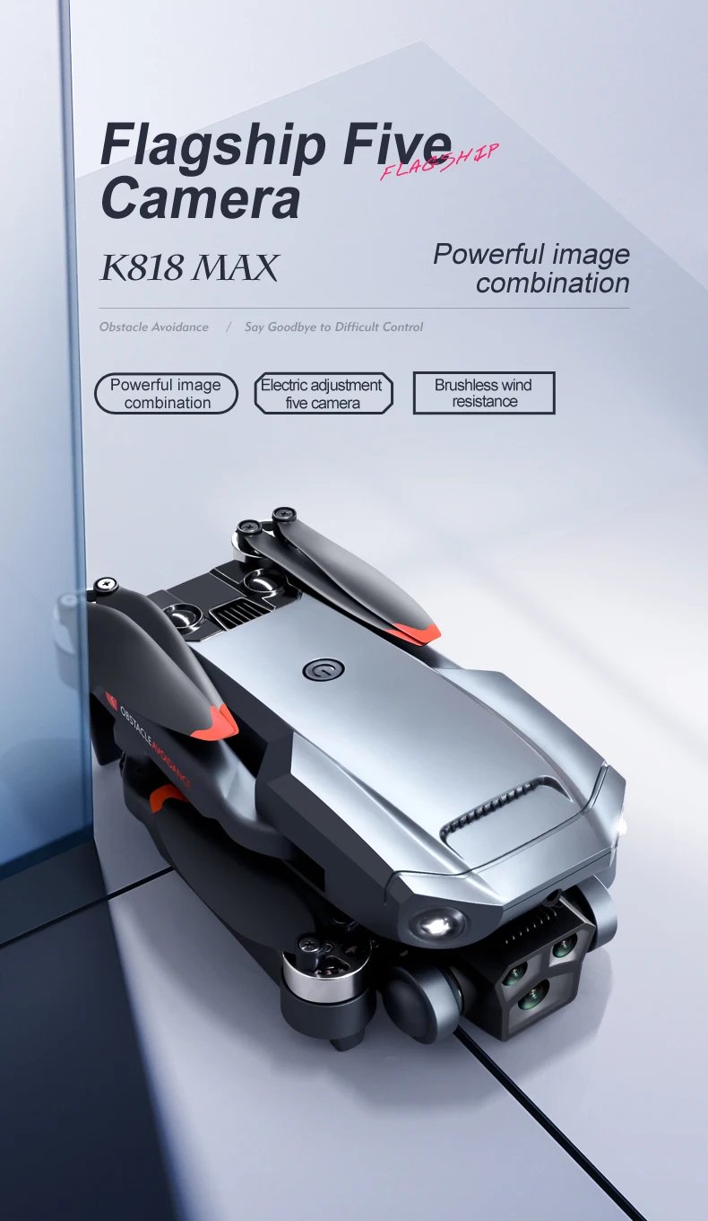 Xiaomi K818 Max Drone 8K Aerial Photography HD Camera Professional Brushless Motor Obstacle Avoidance Folding Quadcopter RC UAV