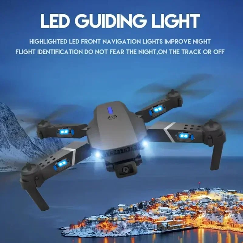 2024 New E88 Pro WIFI FPV Drone Wide Angle HD 4K 1080P Camera Height Hold RC Foldable Quadcopter Dron Helicopter Toys Gift 2024 New E88 Pro WIFI FPV Drone Wide Angle HD 4K 1080P Camera Height Hold RC Foldable Quadcopter Dron Helicopter Toys Gift