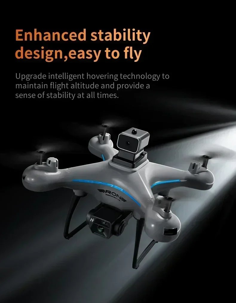 KY102 Drone Professional 8K HD Dual Camera Aerial 360 Obstacle Avoidance Optical Flow Four-Axis RC Aerocraft Drone 2024 New Toy