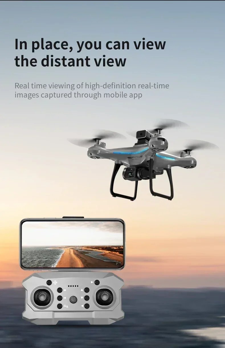 KY102 Drone Professional 8K HD Dual Camera Aerial 360 Obstacle Avoidance Optical Flow Four-Axis RC Aerocraft Drone 2024 New Toy