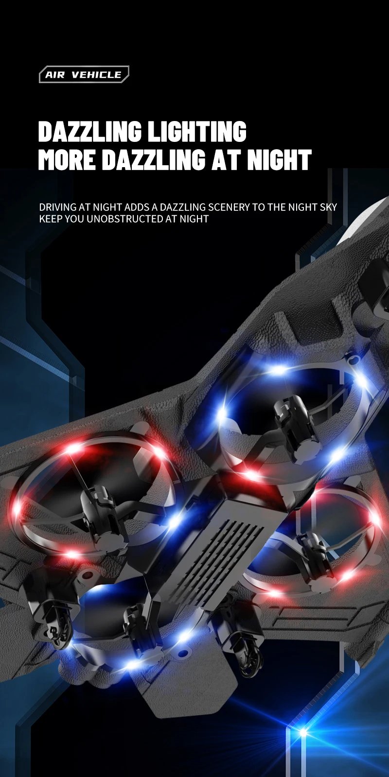 RC Plane with Camera Helicopter Remote Control Aircraft Obstacle Avoidance Fighter 2.4G Airplane EPP Foam Plane Children Toys