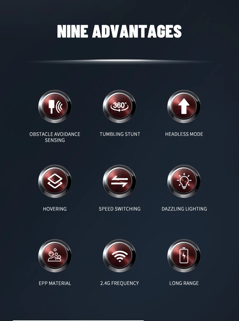 RC Plane with Camera Helicopter Remote Control Aircraft Obstacle Avoidance Fighter 2.4G Airplane EPP Foam Plane Children Toys