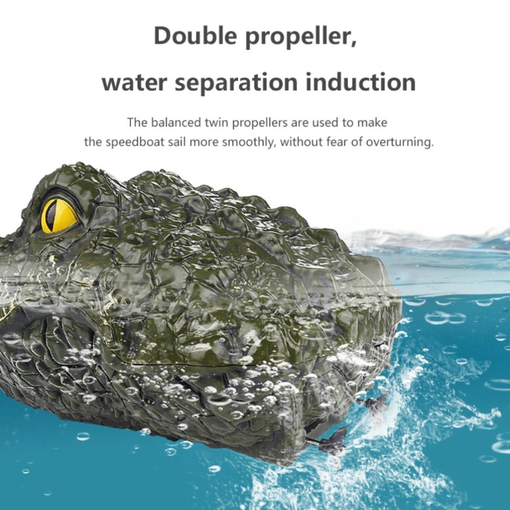 RC Crocodile Head Boat Ship Toy Simulation 2.4G Remote Control Joke Alligator Decoy Electric Toys Summer Water Spoof Toys gift RC Crocodile Head Boat Ship Toy Simulation 2.4G Remote Control Joke Alligator Decoy Electric Toys Summer Water Spoof Toys gift