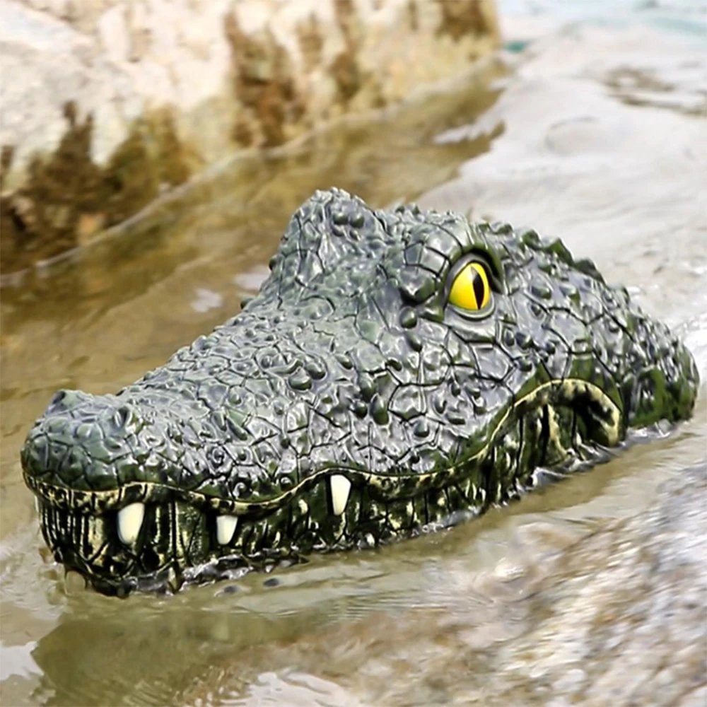 RC Crocodile Head Boat Ship Toy Simulation 2.4G Remote Control Joke Alligator Decoy Electric Toys Summer Water Spoof Toys gift RC Crocodile Head Boat Ship Toy Simulation 2.4G Remote Control Joke Alligator Decoy Electric Toys Summer Water Spoof Toys gift