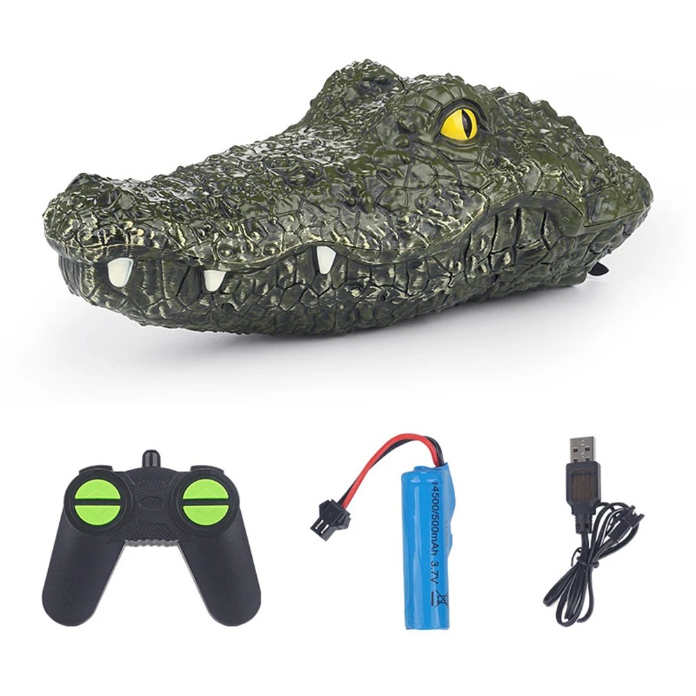 RC Crocodile Head Boat Ship Toy Simulation 2.4G Remote Control Joke Alligator Decoy Electric Toys Summer Water Spoof Toys gift RC Crocodile Head Boat Ship Toy Simulation 2.4G Remote Control Joke Alligator Decoy Electric Toys Summer Water Spoof Toys gift