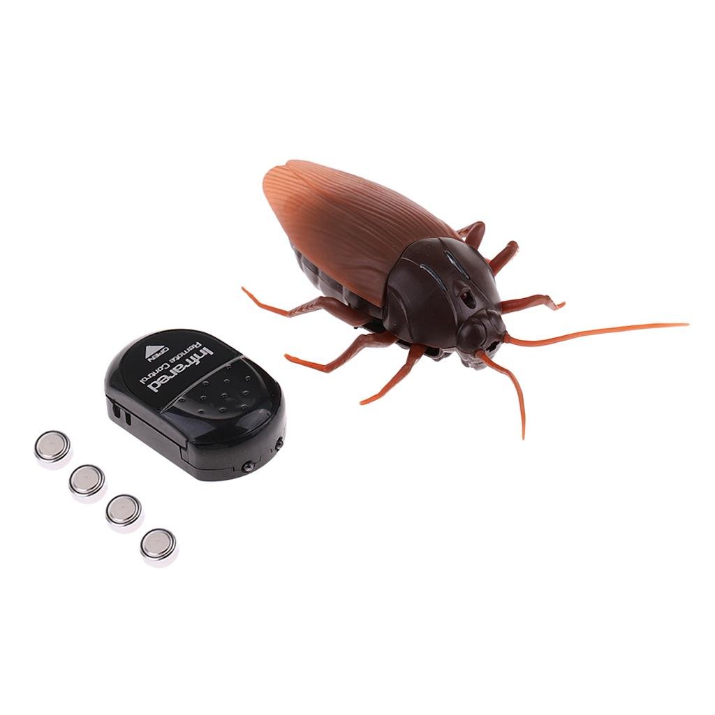 Funny Novel Simulation Animal Cockroach Infrared Remote Control Electric Mischief Childrens Tricky Party Toys Plastics