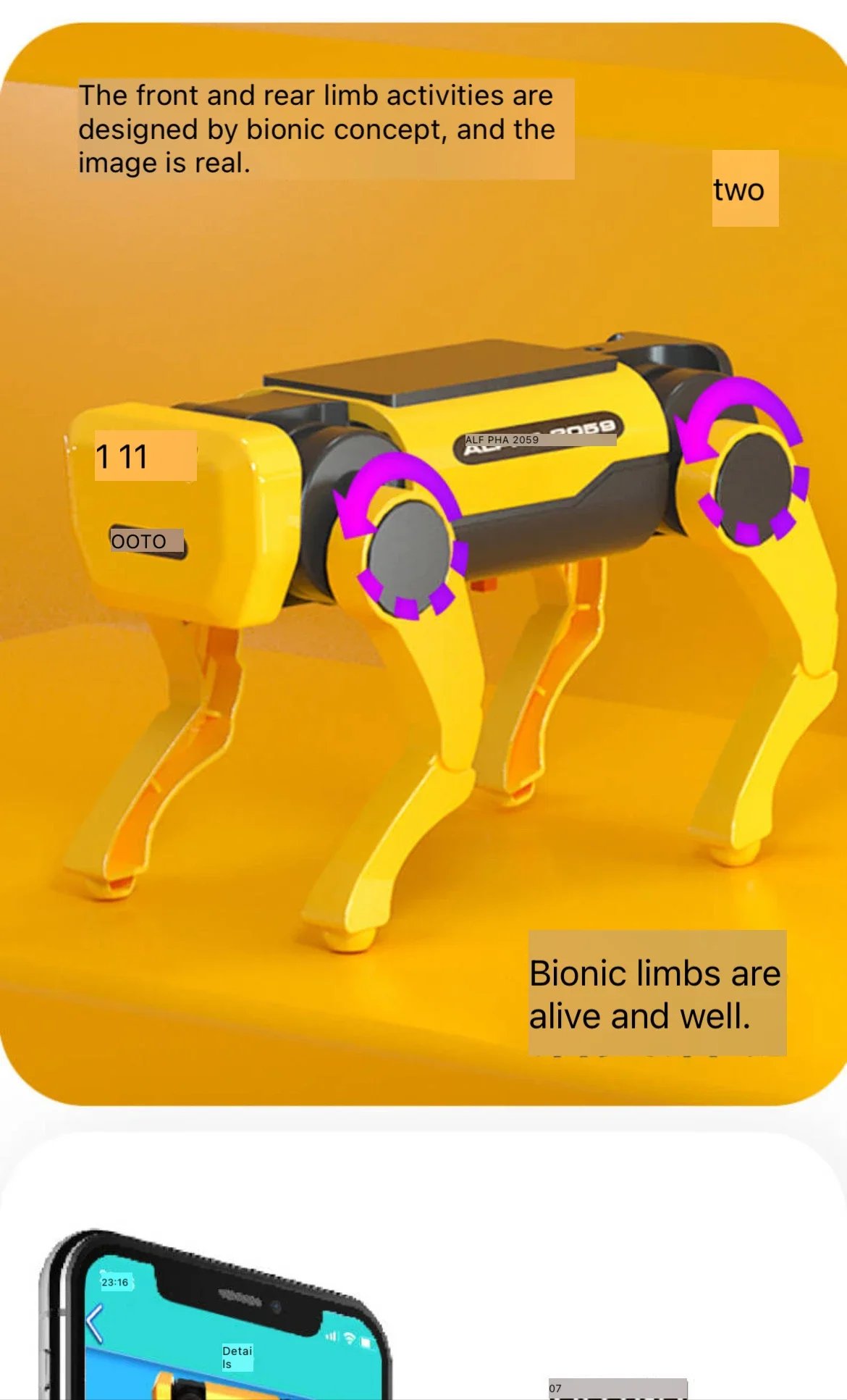 New Emo Robot Solar Electric Mechanical Dog Cow Children Educational Assembly Tech Puzzle Toy Bionic Smart Robot Dog Toys Gifts