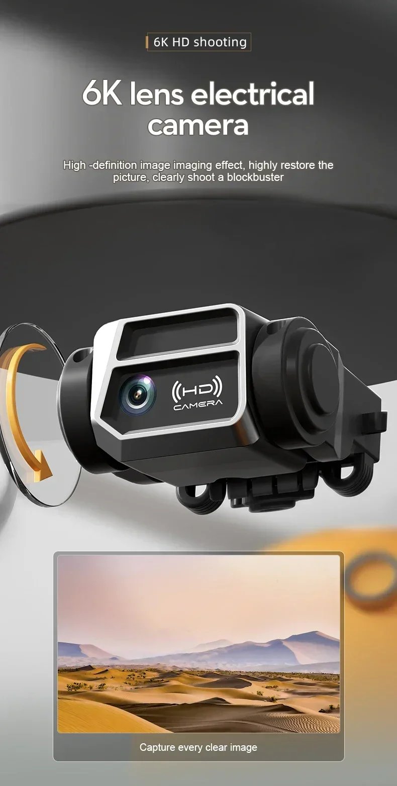 S2S Outdoor Drone 8K HD Dual Camera Brushless Motor Obstacle Avoidance Dron RC Helicopter Foldable Quadcopter Toy For Xiaomi