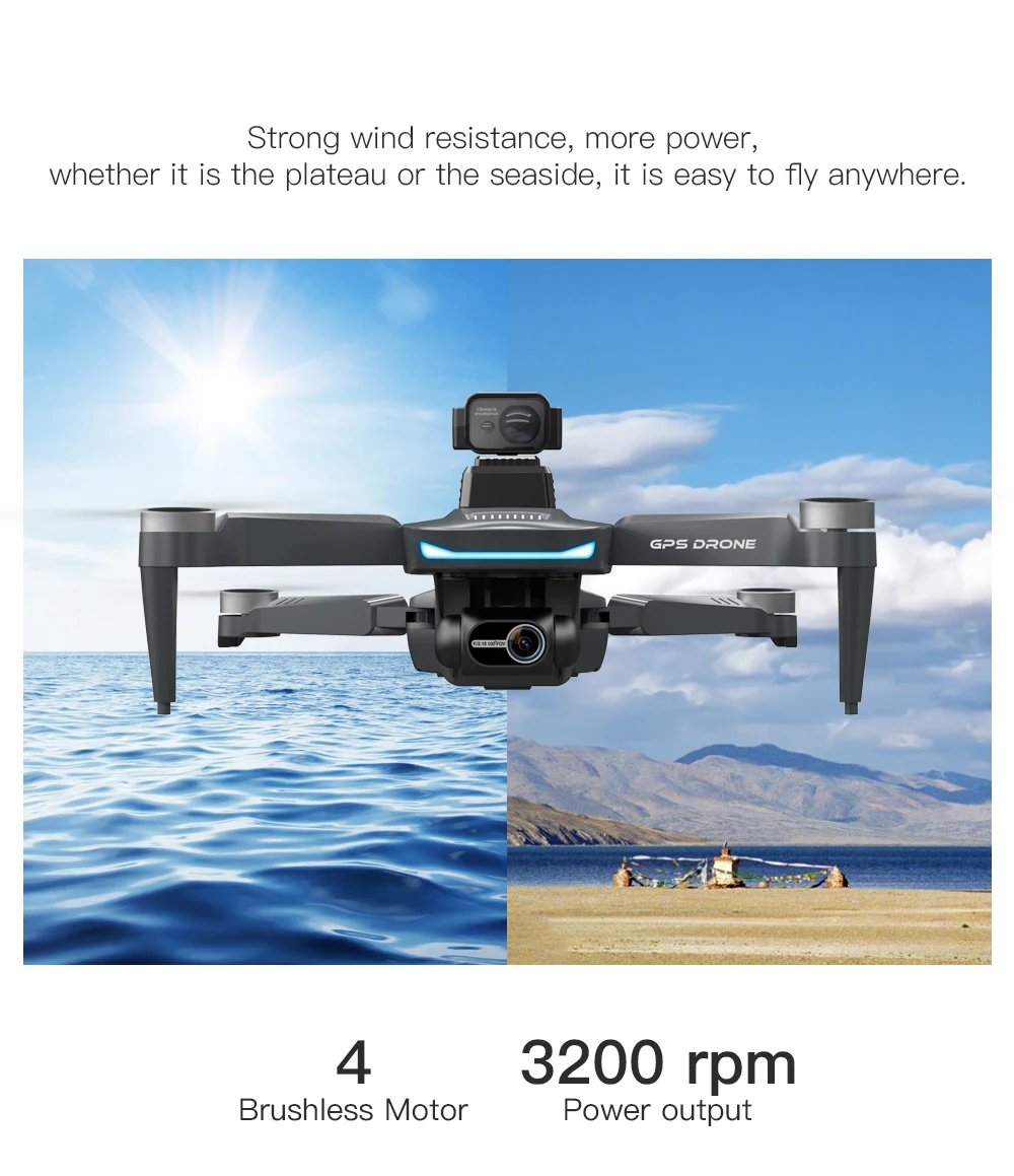 L200 PRO MAX Drone 4K Professional 2-Axis Gimbal 360&deg; Obstacle Avoidance Brushless Motor GPS Quadcopter FPV RC Drones