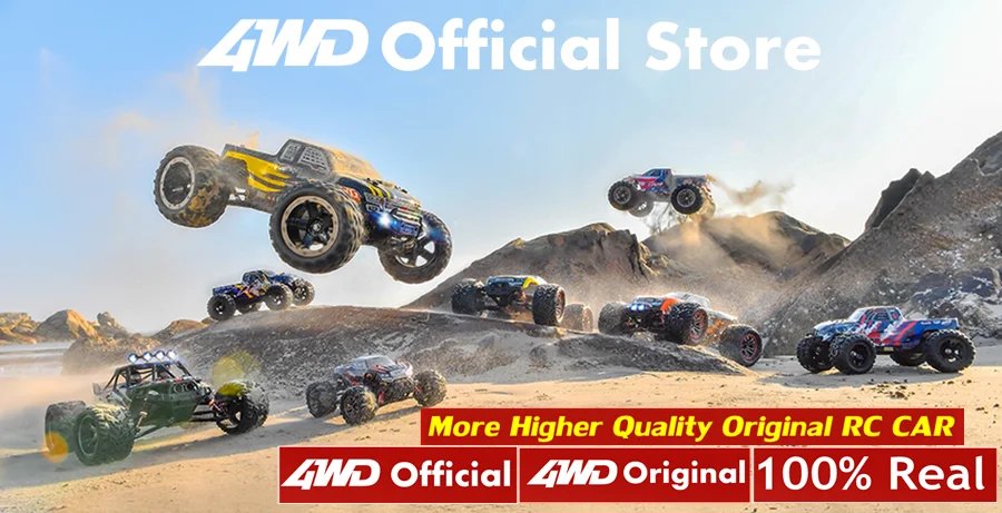 4WD RC Car Off Road 4x4 Remote Control Cars Radio Buggy Truck Racing Drift with Led Lights Toys Gift for Boys Girls Children Kid