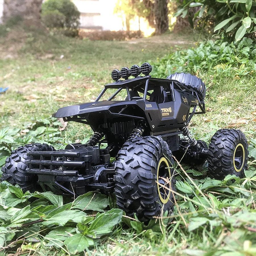 4WD RC Car Off Road 4x4 Remote Control Cars Radio Buggy Truck Racing Drift with Led Lights Toys Gift for Boys Girls Children Kid