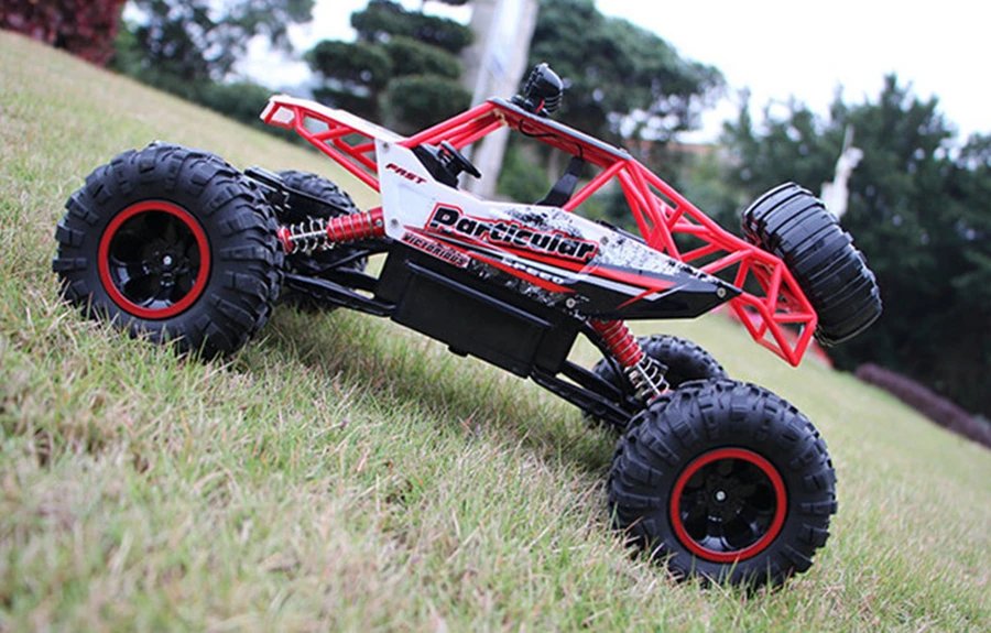 4WD RC Car Off Road 4x4 Remote Control Cars Radio Buggy Truck Racing Drift with Led Lights Toys Gift for Boys Girls Children Kid
