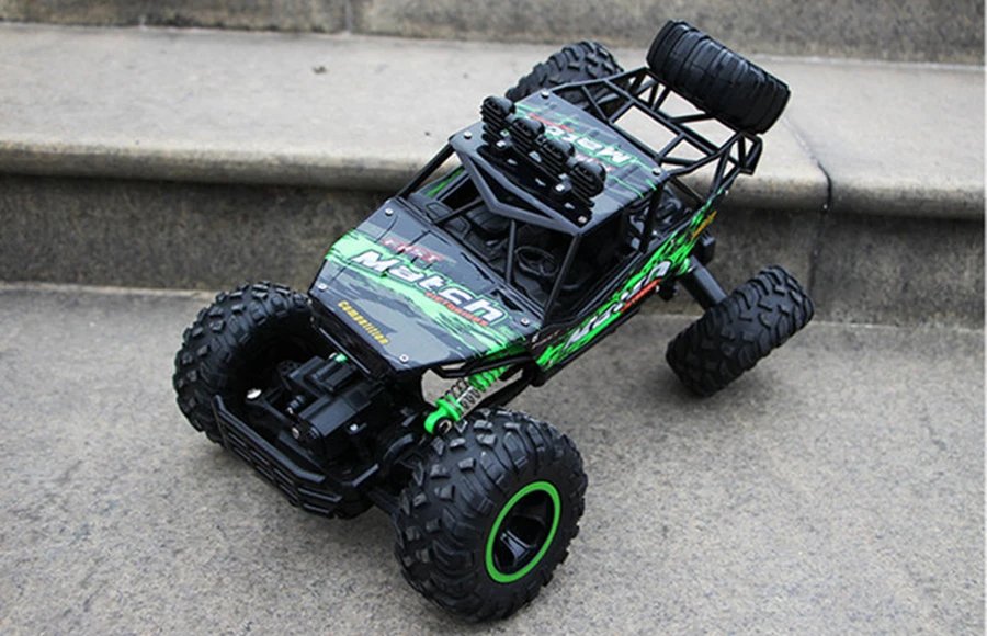 4WD RC Car Off Road 4x4 Remote Control Cars Radio Buggy Truck Racing Drift with Led Lights Toys Gift for Boys Girls Children Kid