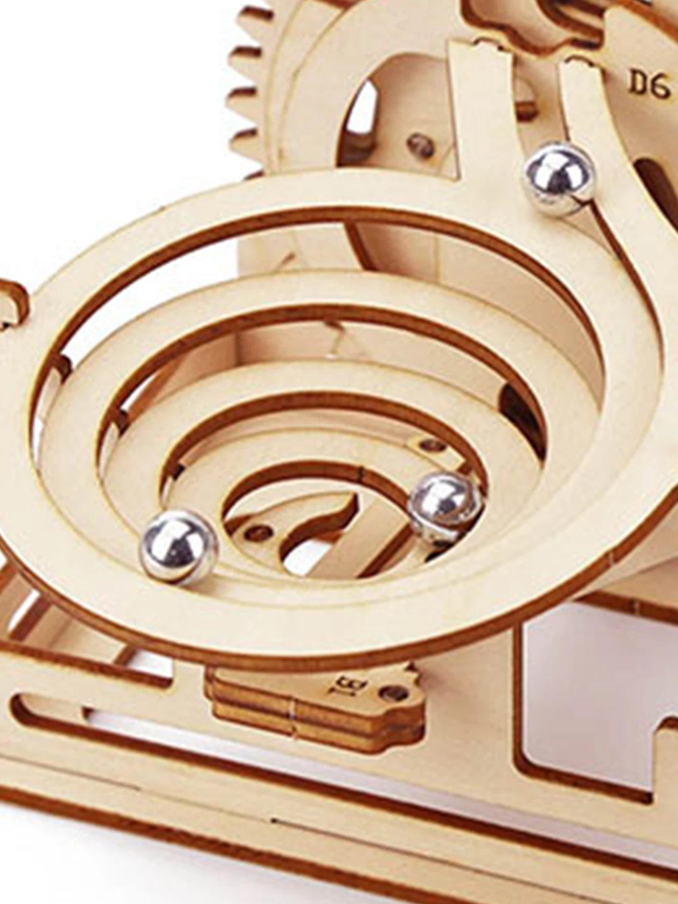 Spiral Marble Run 3D Wooden Puzzles for Adults and Teens DIY Model Building Kits with Mechanical Puzzles&nbsp;