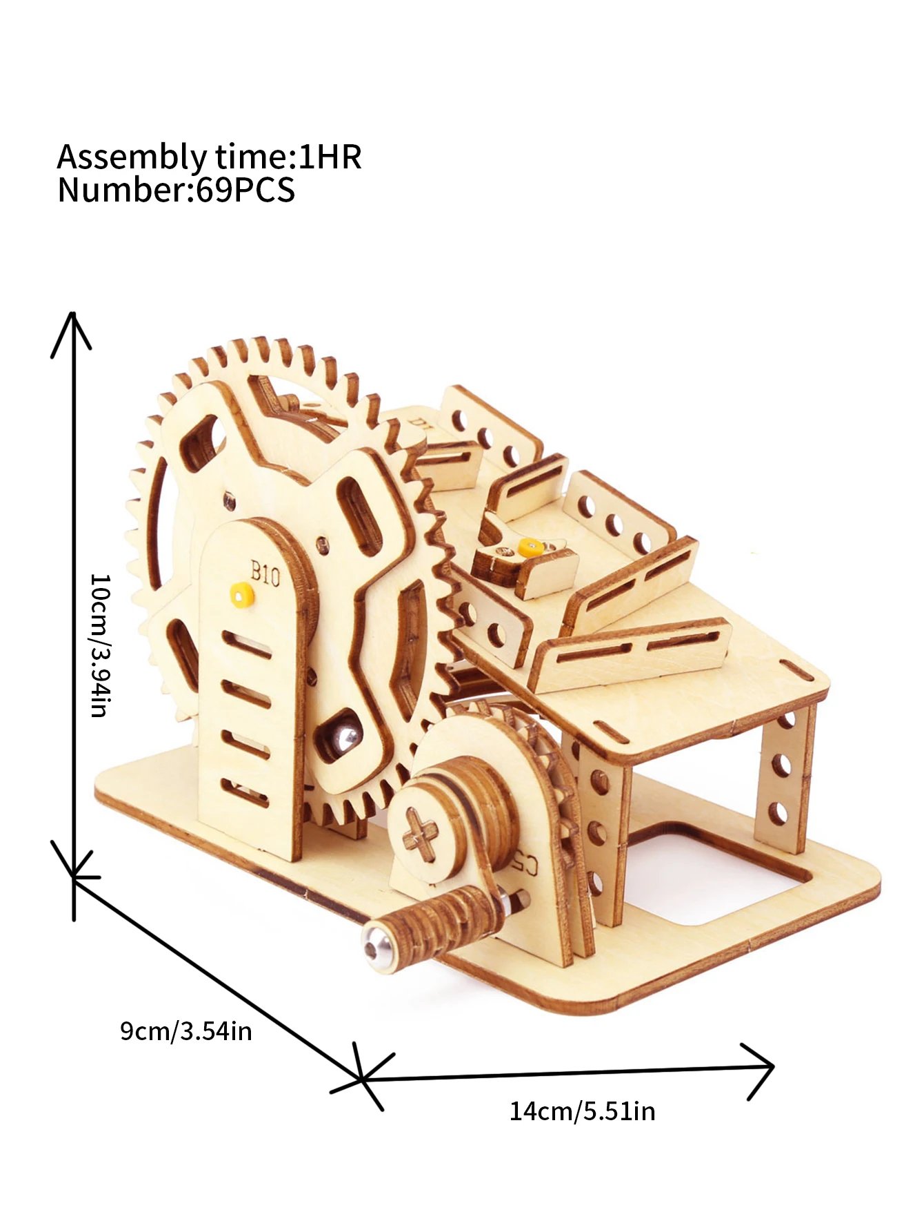 Spiral Marble Run 3D Wooden Puzzles for Adults and Teens DIY Model Building Kits with Mechanical Puzzles&nbsp;