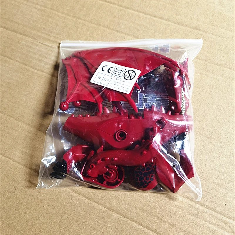 Magic Medieval Series Flying Dragon Red Smaug Flame Dragon Building Blocks With Soft Wings DIY Bircks Toys For Boys Xmas Gift