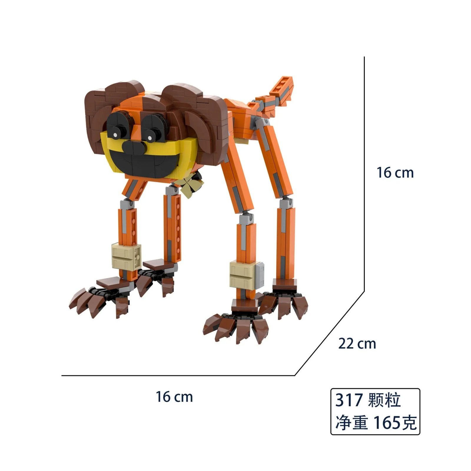 New Smiling Critters Building Blocks Smiling Critters Dogday And Catnap Block Set Cat Nap Dog Day Catnat Figure Birthday Gift