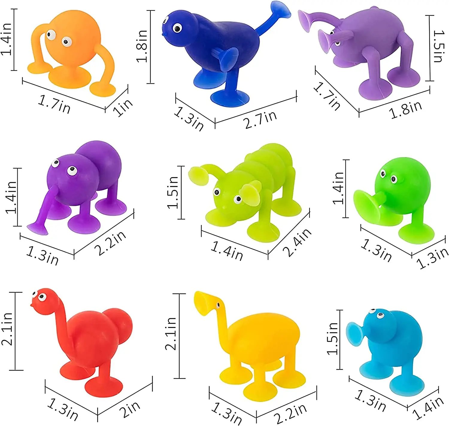 Soft Silicone Building Blocks Toy Animal Shape Suction Toy for Kids Stress Release Parent-Child Interactive Game Sucker Bath Toy Soft Silicone Building Blocks Toy Animal Shape Suction Toy for Kids Stress Release Parent-Child Interactive Game Sucker Bath Toy