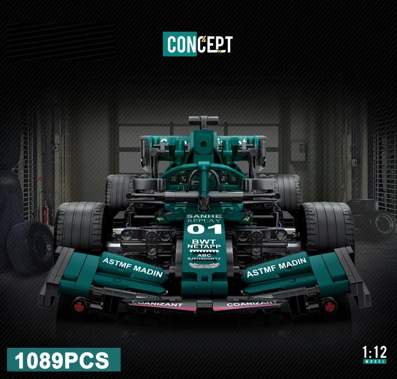 High-tech Building Blocks F1 Formula 1 Remote Control Super Speed Racing Cars Moc Bricks RC Technical Model Toys Creative Expert