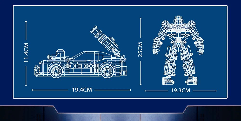 Automobile Building Bricks Sets MOC War Robot Blocks Toys Classic Movie Birthday Gifts for Boys Kids Girls Children High-Tech