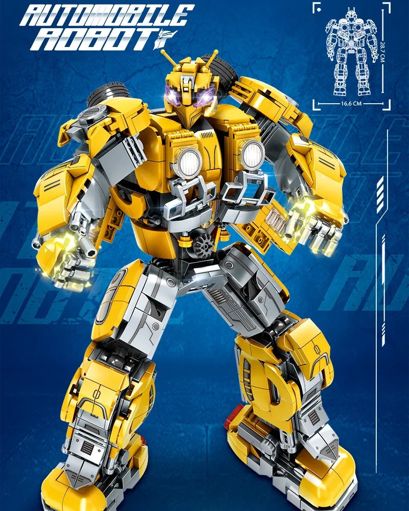 Automobile Building Bricks Sets MOC War Robot Blocks Toys Classic Movie Birthday Gifts for Boys Kids Girls Children High-Tech