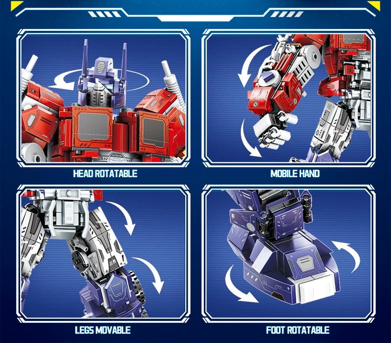 Automobile Building Bricks Sets MOC War Robot Blocks Toys Classic Movie Birthday Gifts for Boys Kids Girls Children High-Tech