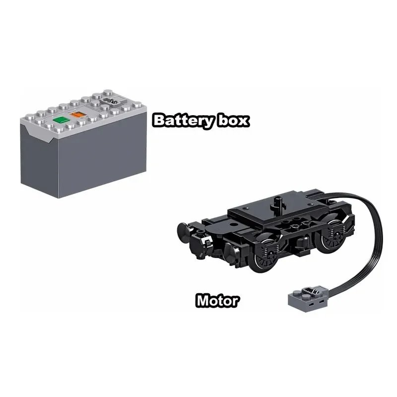 City Power High-speed Railway Fuxing Hexie Electric Locomotive Train Building Blocks Toys for Children Technical Bricks Kids