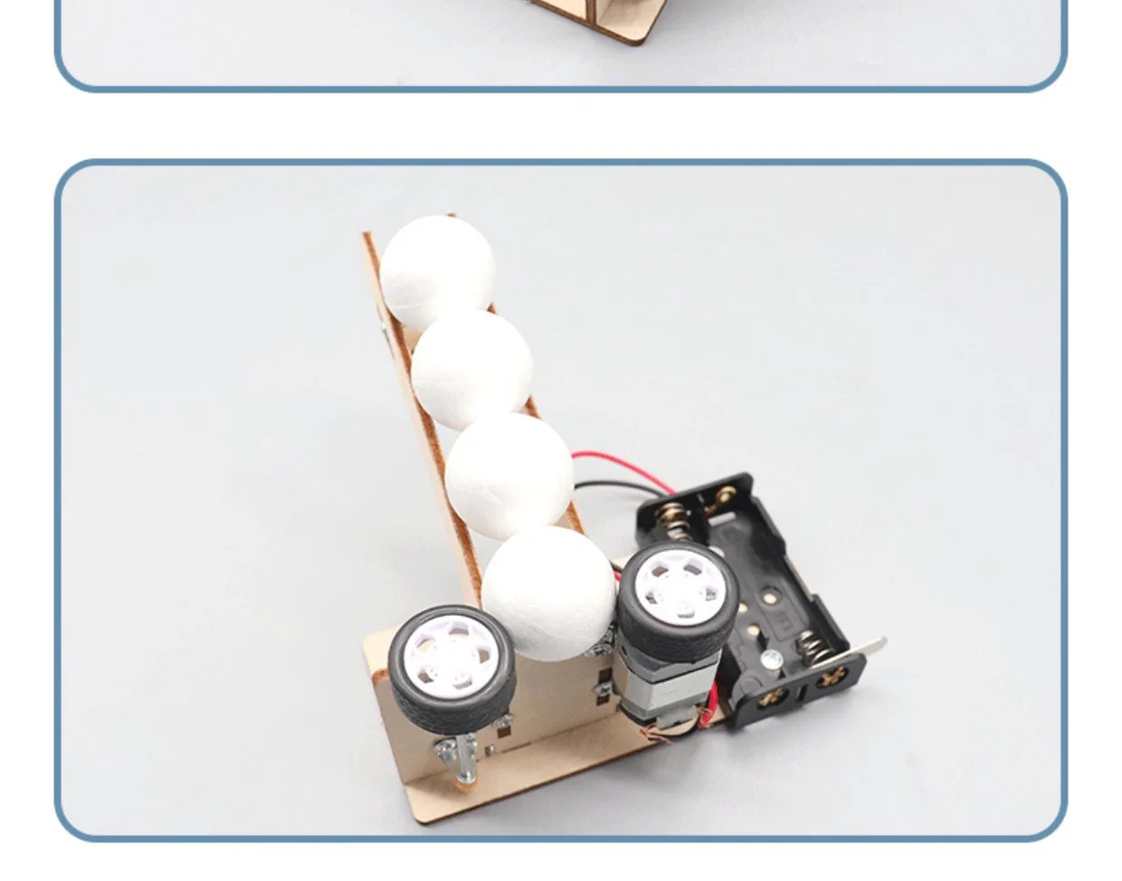 Electric Ball Pitching Machine Kits Kids DIY Science Toys Children Educational Technology Project Model Toys For Gift